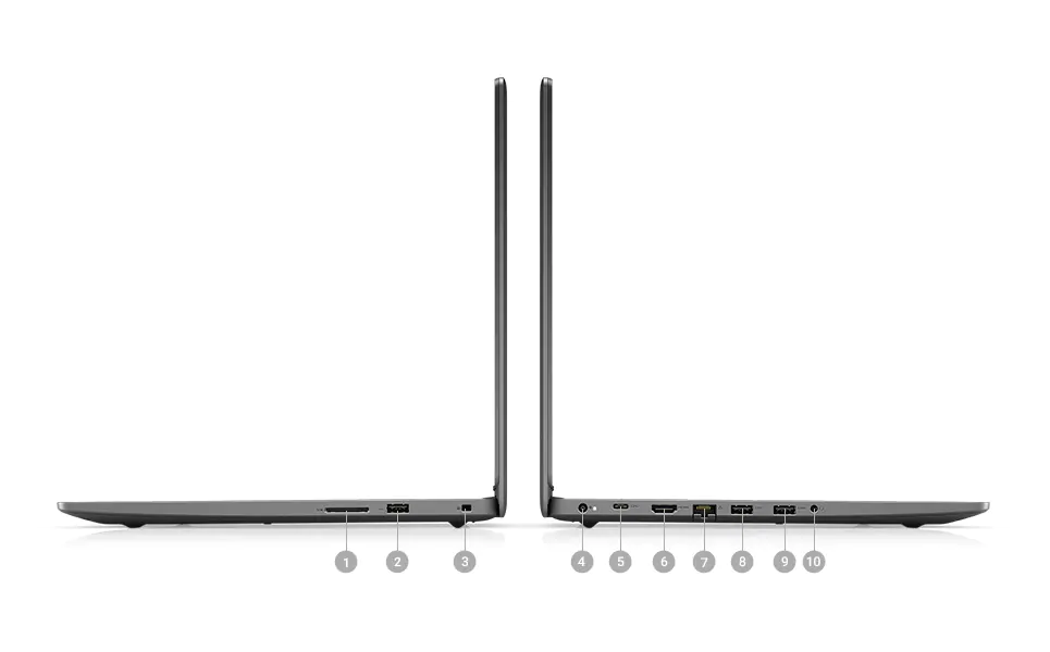Vostro 3500 پورت ها و شکاف ها